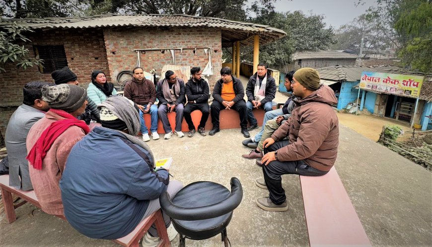 भलाकुसारी -महोत्तरी जिल्ला कमिटीसँग  रिटर्नी फेडेरेसन  केन्द्रिय अध्यक्ष उत्तम अधिकारी