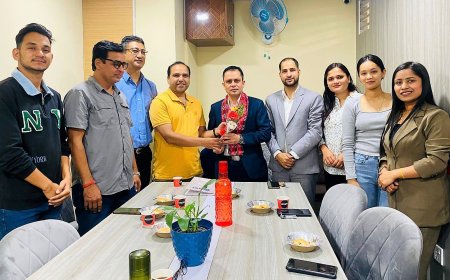 रिटर्नी फेडेरेसनका अध्यक्ष बिनोद  भट्टराई सम्मानित