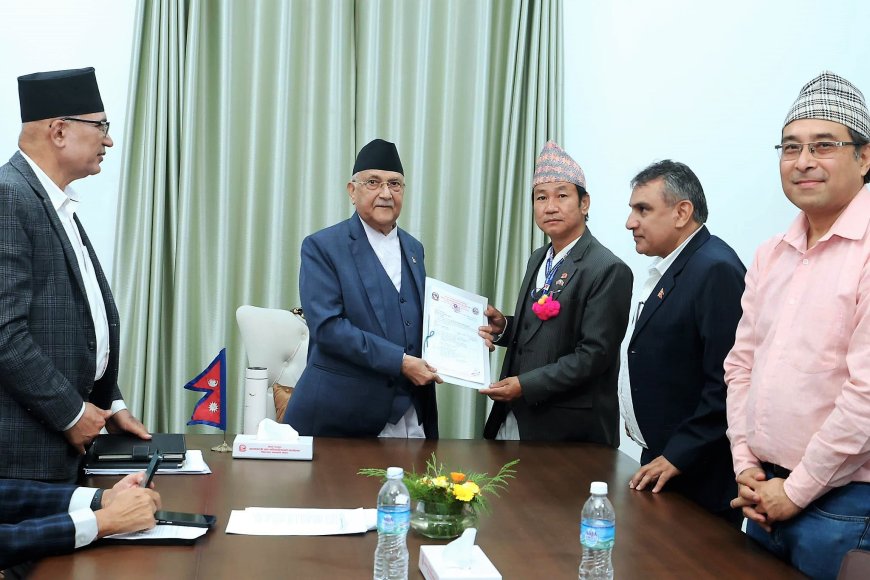 धरानवासीलाई खानेपानीको प्रबन्ध गर्ने प्रक्रिया अघि बढ्यो : प्रधानमन्त्री ओली