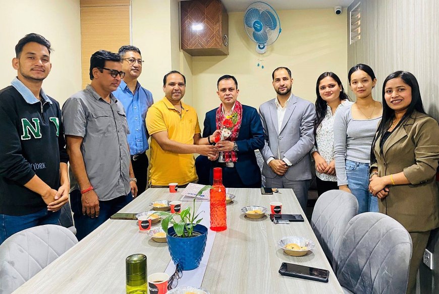 रिटर्नी फेडेरेसनका अध्यक्ष बिनोद  भट्टराई सम्मानित