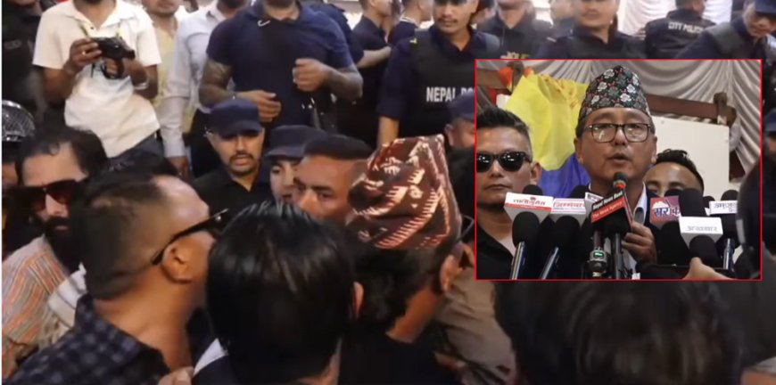 राप्रपा युवा सङ्गठनमा झडप, अधिवेशन स्थगित गरेर बाहिरिए अध्यक्ष लिङदेन