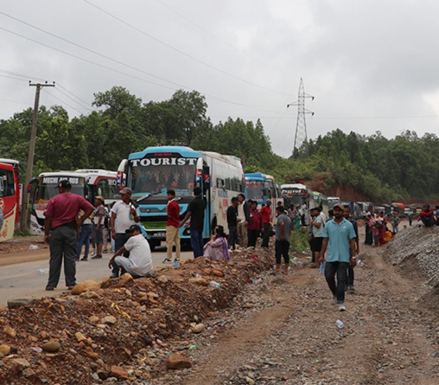 अबको २ महिना बुटवल-नारायणगढ सडकको दाउन्नेमा गाडी नचलाउन प्रहरीको आग्रह