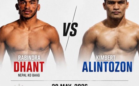 Road to UFC मा रवीन्द्र धन्त र किम्बर्ट अलिन्टोजनबीच आज प्रतिस्पर्धा हुँदै,लाइभ कसरी हेर्ने?