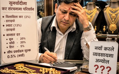 बजेटपछि नेपाली सुनचाँदी बजारको कर संरचना: राहतसँगै  अन्योल!