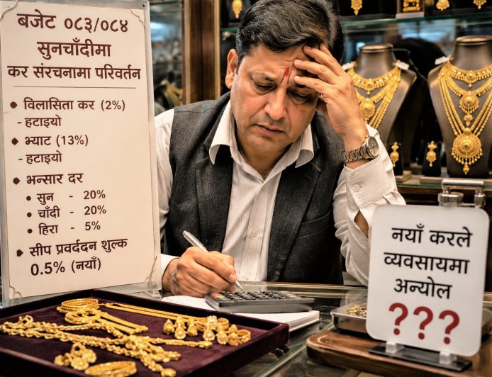 बजेटपछि नेपाली सुनचाँदी बजारको कर संरचना: राहतसँगै  अन्योल!