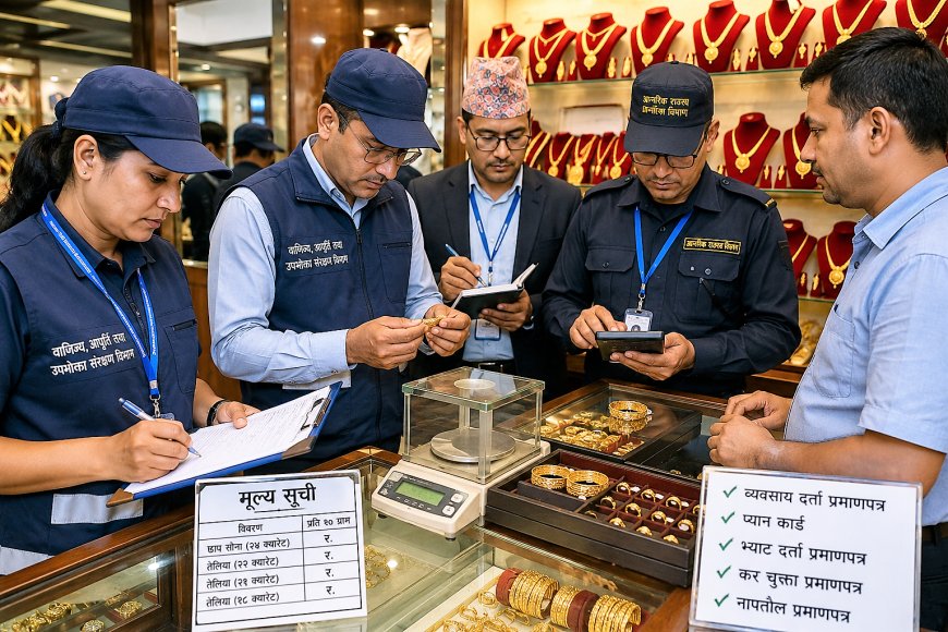 सुनचाँदी व्यवसायमा कडाइ ! के–के विषयमा दिइँदैछ अनुगमनको क्रममा ध्यान ?