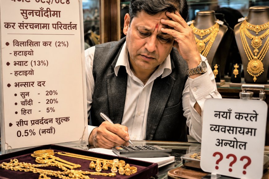 बजेटपछि नेपाली सुनचाँदी बजारको कर संरचना: राहतसँगै  अन्योल!