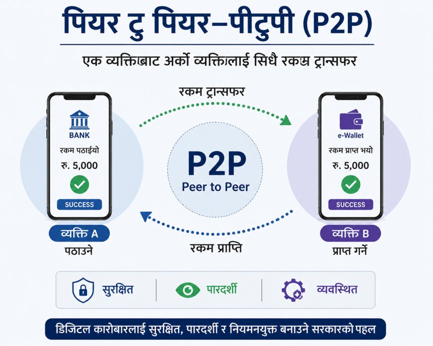डिजिटल कारोबारमा सरकारी निगरानी बढ्दै, पीटुपी कारोबार अब नियमनको दायरामा