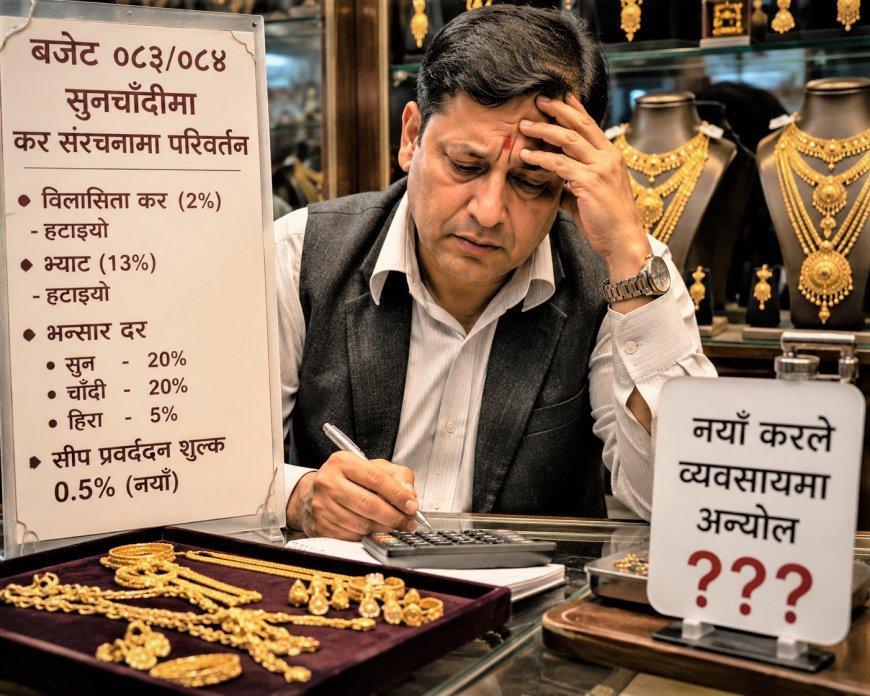 बजेटपछि नेपाली सुनचाँदी बजारको कर संरचना: राहतसँगै  अन्योल!