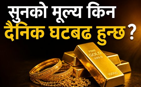 सुनको मूल्य किन दैनिक घटबढ हुन्छ ? यस्ता छन् ६ प्रमुख कारण