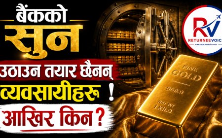 बैंकमा सुन थन्किएको छ, तर व्यवसायीहरू उठाउन तयार छैनन् ! आखिर किन?