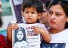 तीन वर्षीया गरिमालाई न्याय माग्दै काँकरभिट्टामा निकालियो र्‍याली