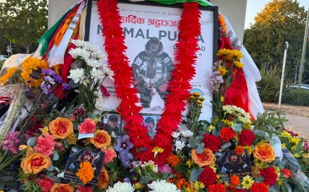 तस्बिरमा: पर्वतारोही निम्सप्रति अन्तिम श्रद्धाञ्जली अर्पण, स्थानीय तथा गोर्खा समुदायको उल्लेखनीय सहभागिता