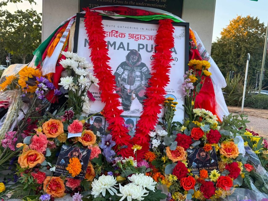 तस्बिरमा: पर्वतारोही निम्सप्रति अन्तिम श्रद्धाञ्जली अर्पण, स्थानीय तथा गोर्खा समुदायको उल्लेखनीय सहभागिता