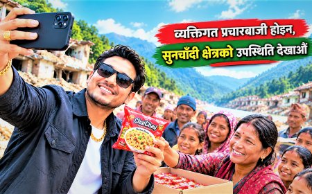 व्यक्तिगत प्रचारबाजी होइन, सुनचाँदी क्षेत्रको उपस्थिति देखाऔँ