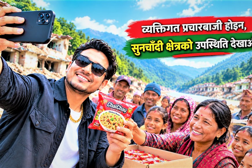 व्यक्तिगत प्रचारबाजी होइन, सुनचाँदी क्षेत्रको उपस्थिति देखाऔँ